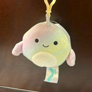 (NWT) Marianovella the narwhal squishmallow clip